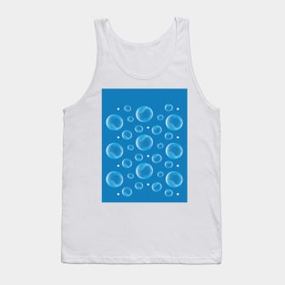 Blue Bubbles Tank Top